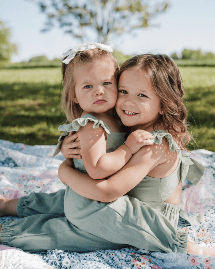Sloane Bow-Back Jumpsuit - Soft Eucalyptus product_type - Bailey's Blossoms