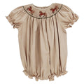 Smocked Horses - Bishop Romper