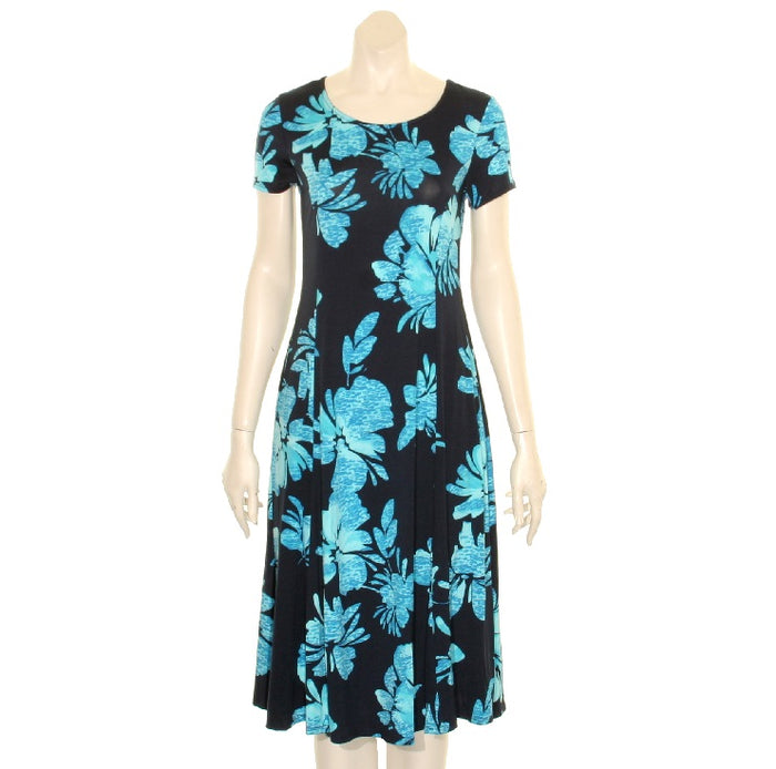 Summer's Fashion Round Neck Mid-Length Dress