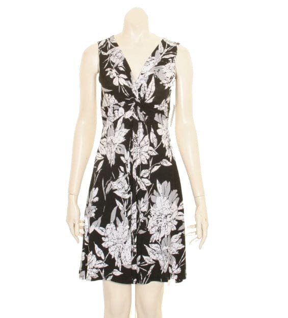 Summer's Fashion Sleeveless Short Printed Dress PRS-3207