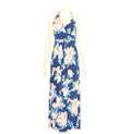 Summer's Fashion Twist Halter Floral Long Dress