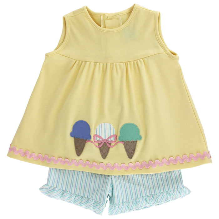 Sundae Funday - Girls Short Set