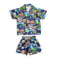 Surf Town Blue  Boys Cabana Set