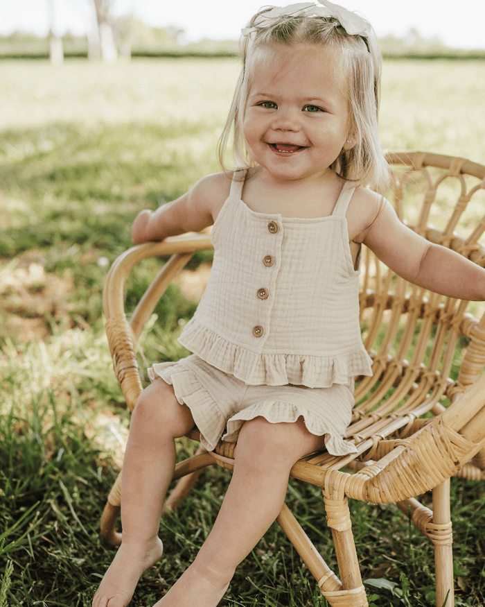 Tate Button Front Two-Piece Set - Toasted Oat product_type - Bailey's Blossoms