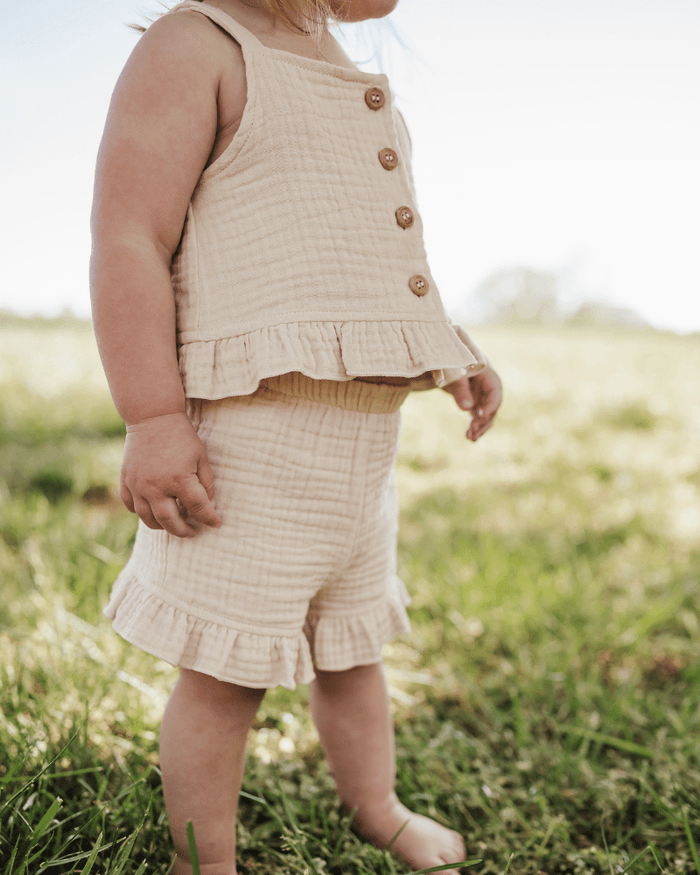 Tate Button Front Two-Piece Set - Toasted Oat product_type - Bailey's Blossoms