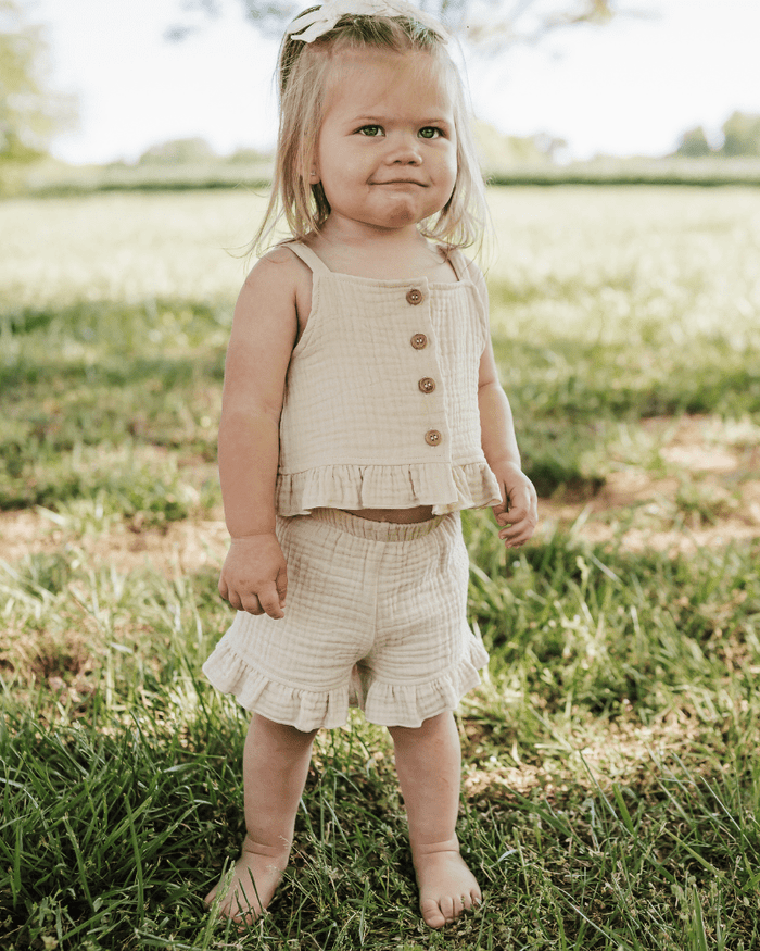 Tate Button Front Two-Piece Set - Toasted Oat product_type - Bailey's Blossoms