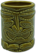 TIKI SHOT GLASS - ENTERTAINER TIKI GOLD