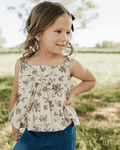 Tilly Bow Front Top - Sepia Garden product_type - Bailey's Blossoms
