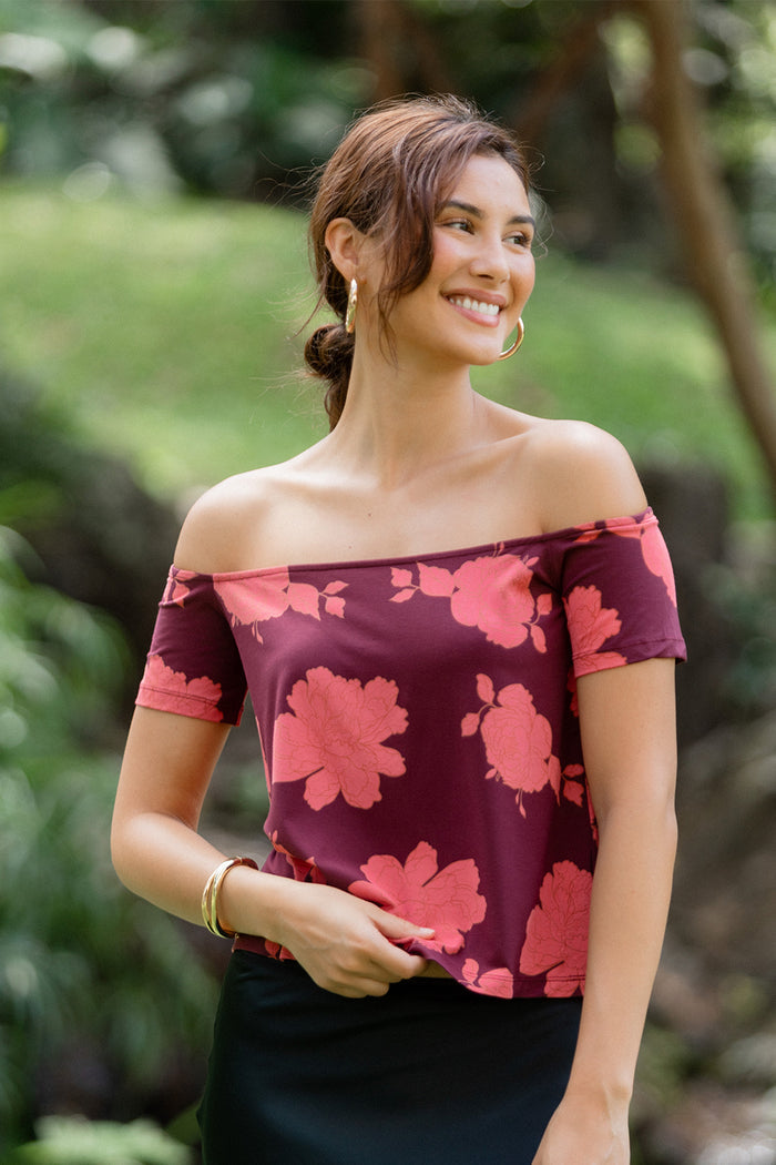 Top Ada - Ruby Peony