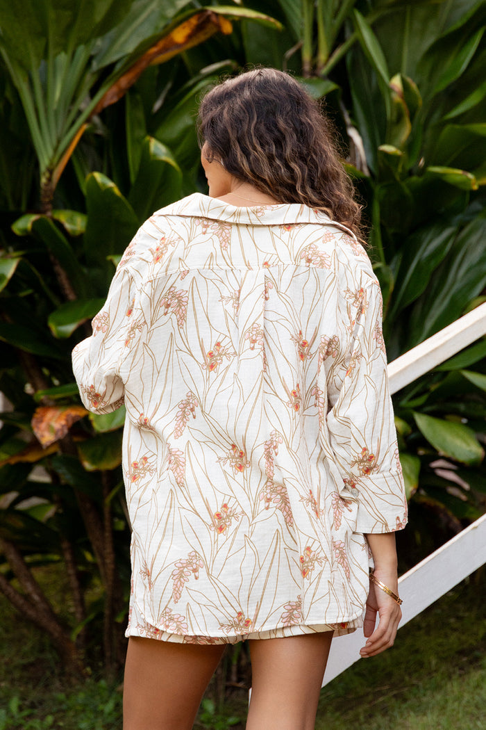 Top Cole - Pearl Shell Ginger Muslin