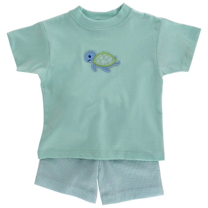 Turtle Tides - Boys Short Set
