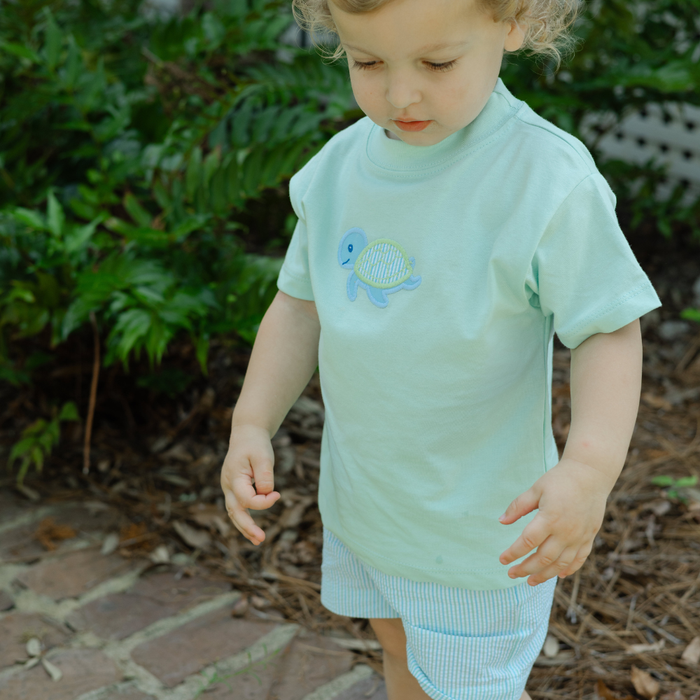 Turtle Tides - Boys Short Set