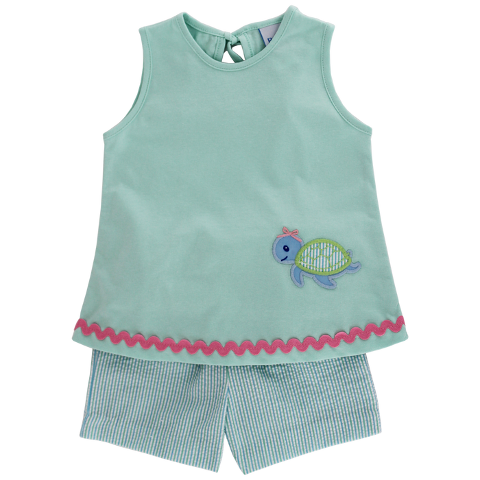 Turtle Tides - Girls Short Set