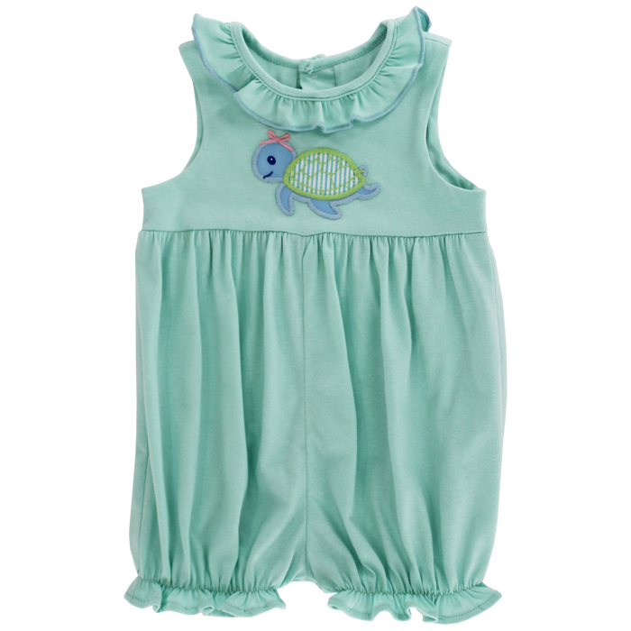Turtle Tides - Knit Romper Short