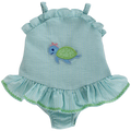 Turtle Tides - One Piece Swimsuit with Ruffle
