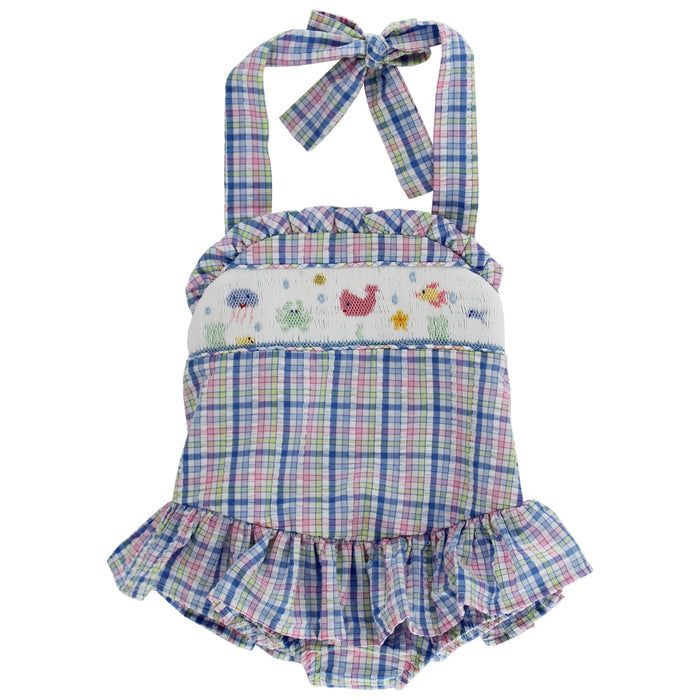 Under the Sea - Girls Swimsuit with Ruffle