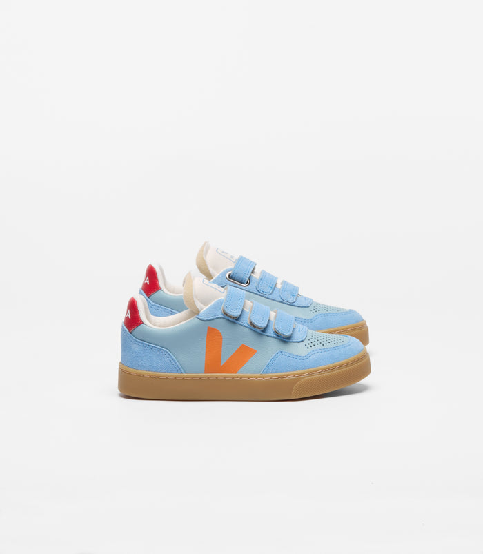 Veja Sky Blue Triple Velcro Sneaker
