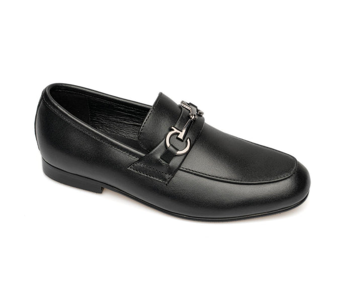 Venettini Black Chain Dress Loafer   9