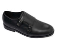 Venettini Black Double Velcro Dress Shoe   18