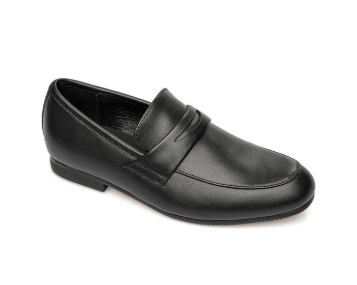 Venettini Black Dress Penny Loafer   1