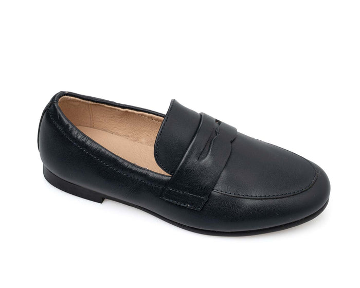 Venettini Navy Elastic Penny Loafer   11