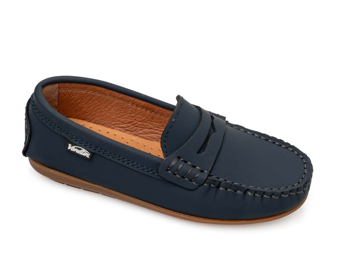 Venettini Navy Gum Penny Loafer   21