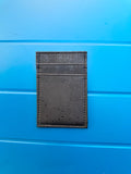 Vertical Wallet in Black Cork