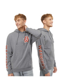 Warriors Sleeve Med Grey Hoodie Sweatshirt