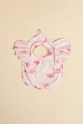 Waterproof Bib - Ivory Cymbidium