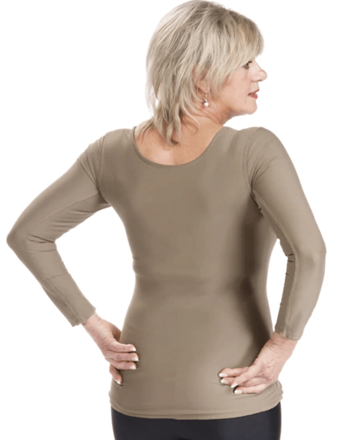 Wear Ease Taylor T - Long Sleeve, Compression For Underarm, Upper Chest, Abdomen And Back