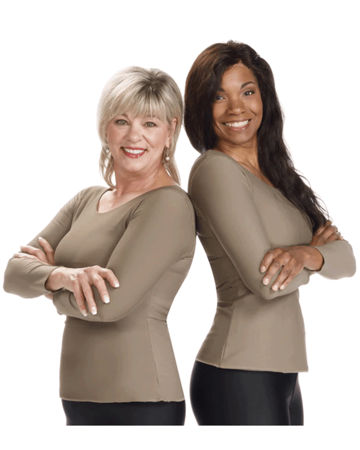 Wear Ease Taylor T - Long Sleeve, Compression For Underarm, Upper Chest, Abdomen And Back