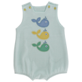 Whale Wishes - Boys Knit Infant Bubble