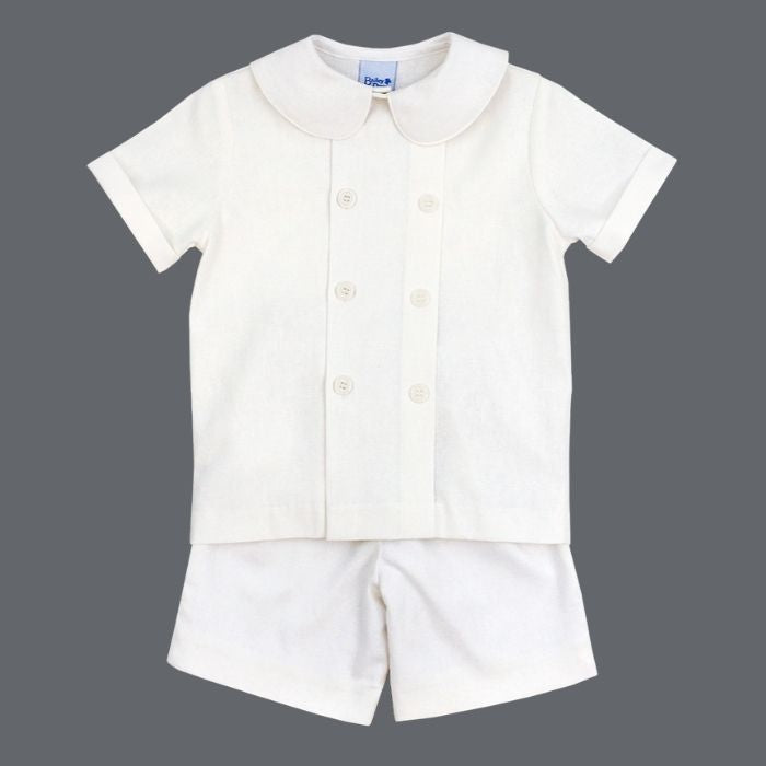 Whisper Linen-Dressy Short Set