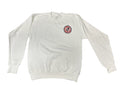 White Crew Neck Sweater with PMA Seal