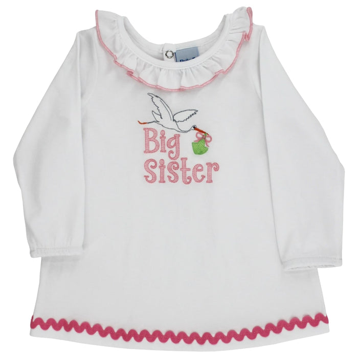 White Knit -Big Sister T-Shirt