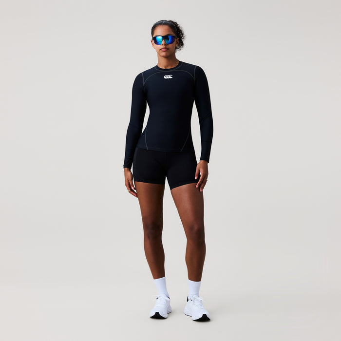 Womens Baselayer Long Sleeve Top Black