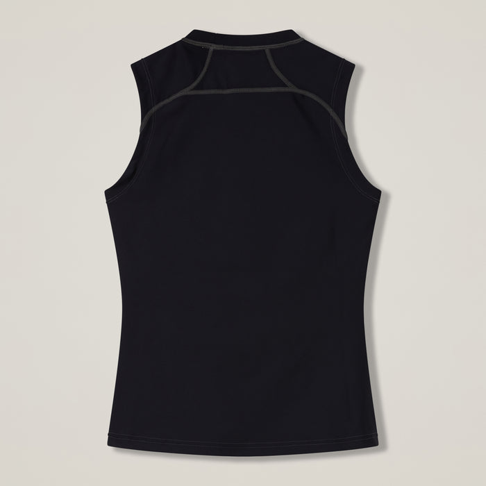 Womens Baselayer Sleeveless Top Black