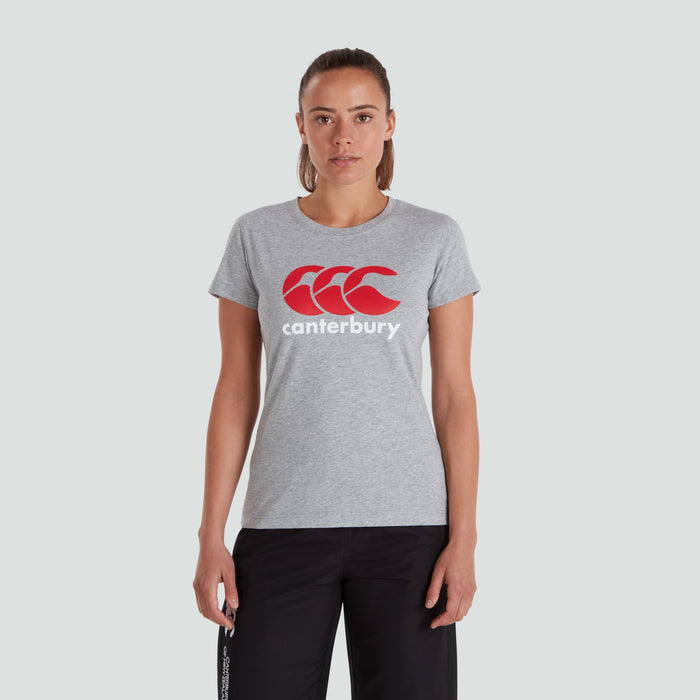 Womens CCC Logo Tee Grey