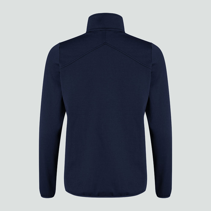 Womens Club 1/4 Zip Mid Layer Training Top Navy