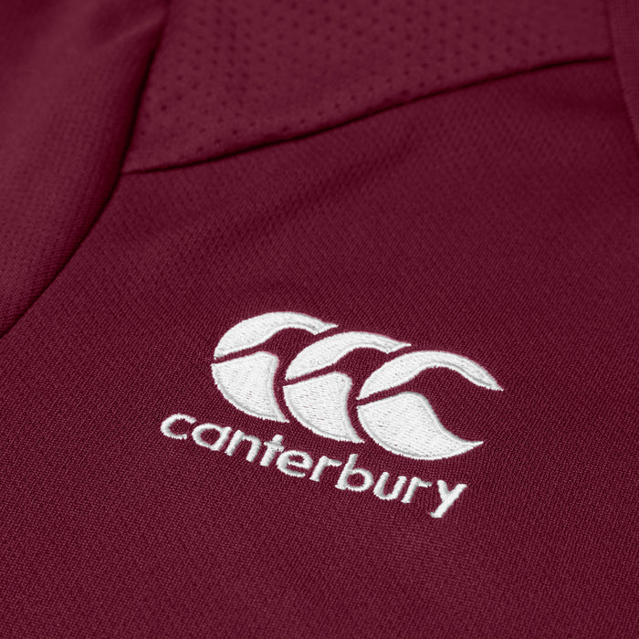 Womens Club Dry Polo Shirt Maroon