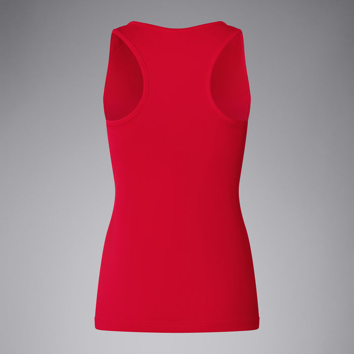 Womens Club Dry Racerback Singlet Red