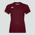 Womens Club Dry Tee Maroon