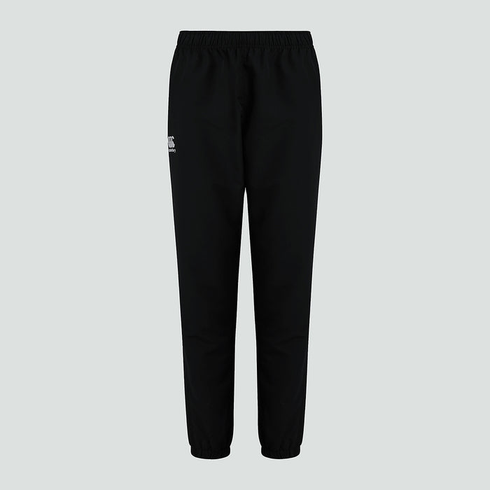 Womens Club Plain Tapered Cuff Track Pants Black