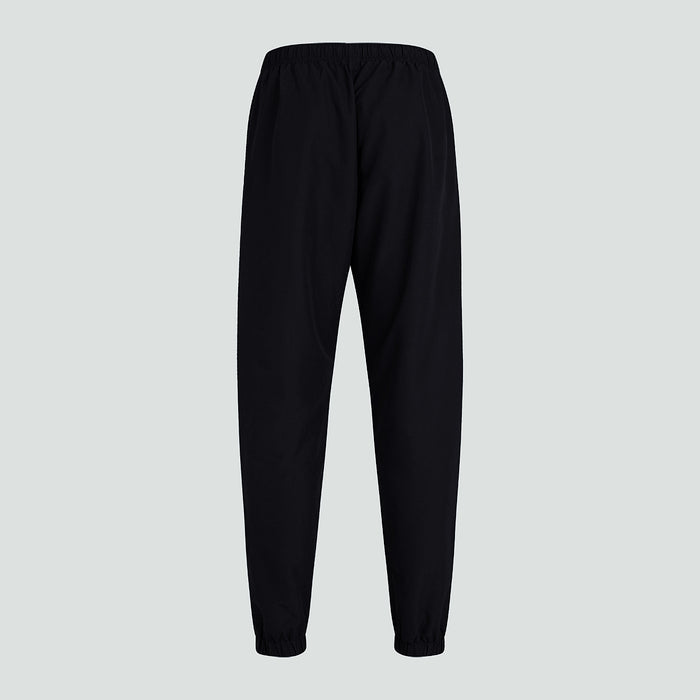 Womens Club Plain Tapered Cuff Track Pants Black