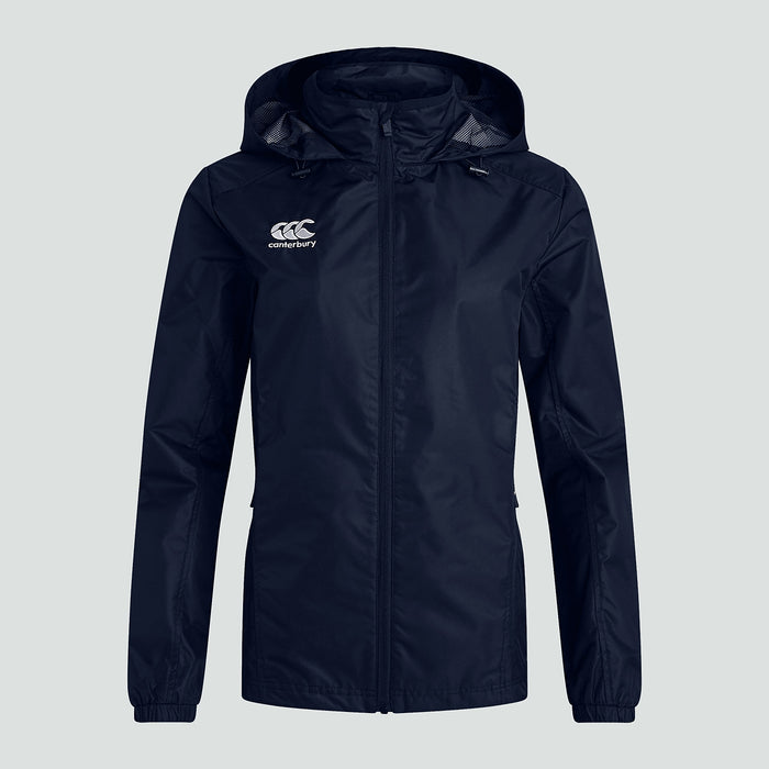 Womens Club Vaposhield Full Zip Rain Jacket Navy