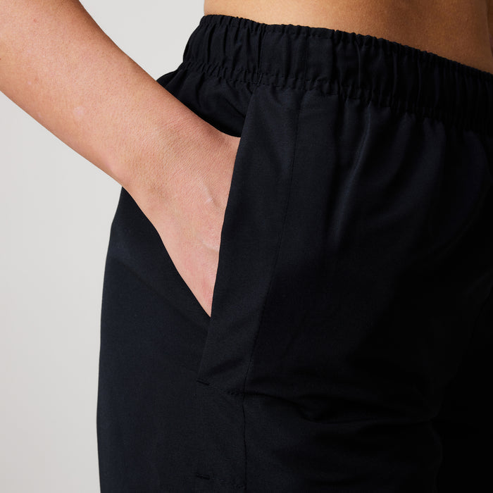 Womens Cuffed Hem Stadium Pant Black