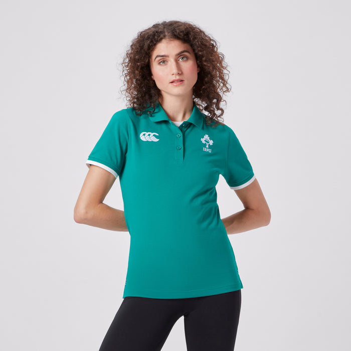 Womens Ireland Team Polo Shirt Green