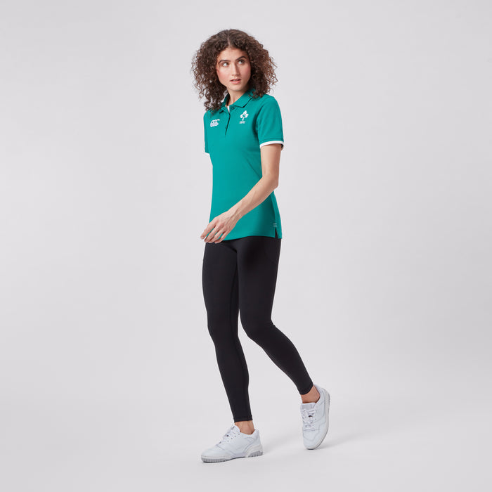 Womens Ireland Team Polo Shirt Green