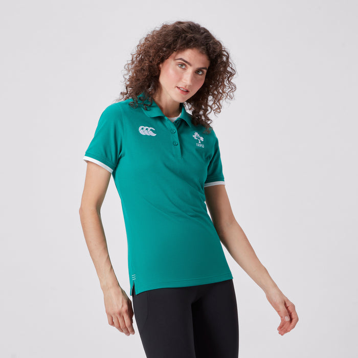 Womens Ireland Team Polo Shirt Green
