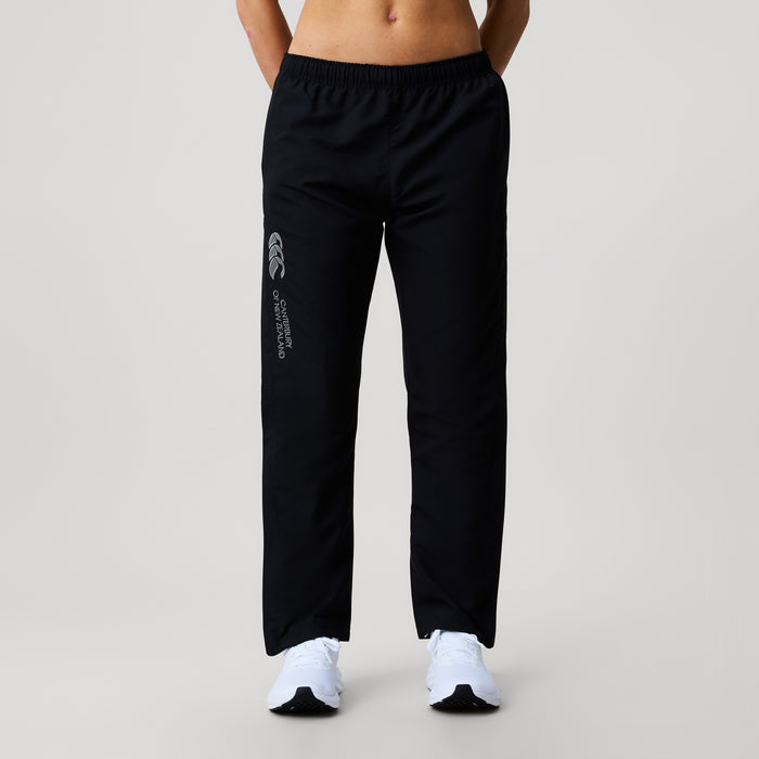 Womens Open Hem Stadium Pants Black